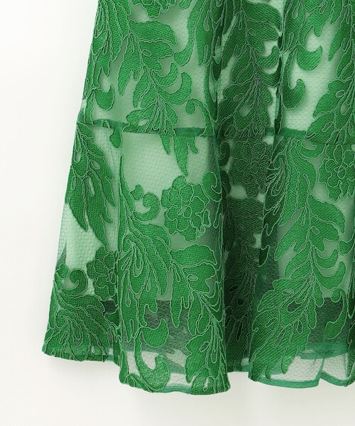 グレースコンチネンタル♡コード刺繍フレアドレス 刺繍フレアドレス / GRACE CONTINENTAL | GRACE CONTINENTAL