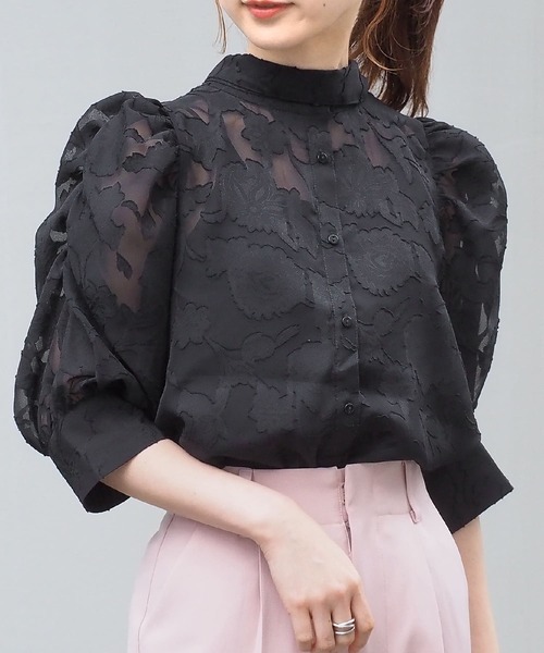 tiptop（ティップトップ）の「前後2wayボウタイ付きブラウス（シャツ/ブラウス・レディース・アイボリー/オフホワイト/ブラック・FREE）」の17枚目の写真