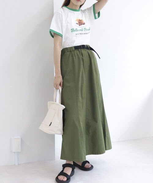 fredy emue(フレディエミュ)の「パンケーキ リンガーTシャツ(Tシャツ/カットソー・レディース・ライトブルー/グリーン/ピンク・38)」の15枚目の写真
