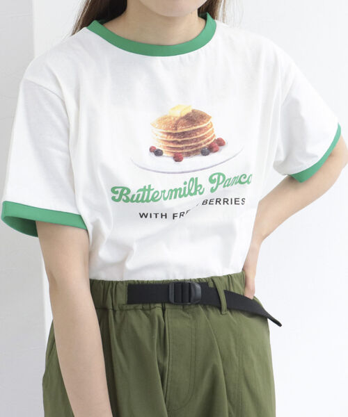セール】パンケーキ リンガーTシャツ（Tシャツ/カットソー）｜fredy