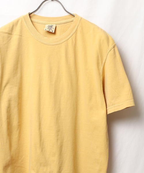 comfort colors（コンフォートカラーズ）の「《COMFORT COLORS》6.1oz ｶﾞｰﾒﾝﾄﾀﾞｲTｼｬﾂ（Tシャツ/カットソー・レディース・スミクロ/ホワイト/マスタード/グリーン系/ターコイズブルー系/ブルー系/ブルー系2・MEDIUM/X-LARGE/LARGE）」の7枚目の写真