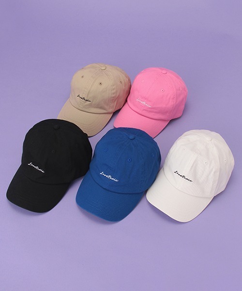 LOVETOXIC（ラブトキシック）の「刺しゅうローCAP（キャップ・キッズ・ブラック/オフホワイト/ピンク/ベージュ/ブルー・FREE）」の11枚目の写真