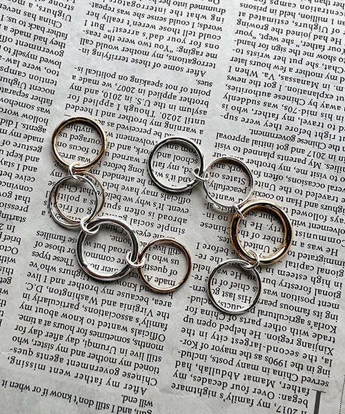 VENCEEXCHANGE（ヴァンスエクスチェンジ）の「4連重ねリング（リング・レディース・Silver/GOLD・FREE）」の17枚目の写真