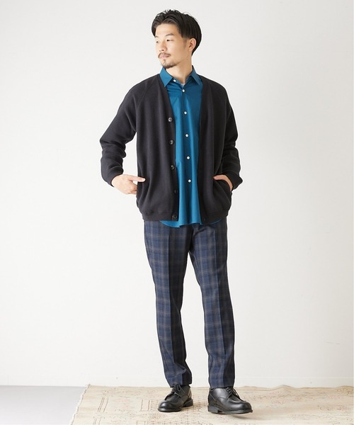 417 EDIFICE（フォーワンセブンエディフィス）の「【ESSENTIAL / エッセンシャル】 レギュラーシャツ（シャツ/ブラウス・メンズ・ライトブラウン/ベージュ/ブルー/サックスブルー・SMALL/MEDIUM/LARGE/X-LARGE）」の17枚目の写真