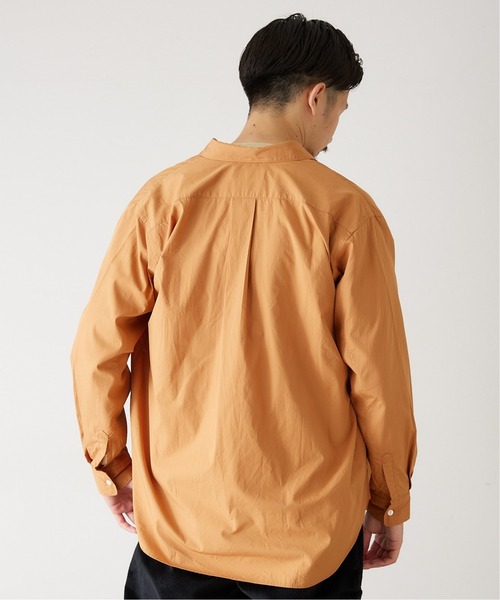 417 EDIFICE（フォーワンセブンエディフィス）の「【ESSENTIAL / エッセンシャル】 レギュラーシャツ（シャツ/ブラウス・メンズ・ライトブラウン/ベージュ/ブルー/サックスブルー・SMALL/MEDIUM/LARGE/X-LARGE）」の19枚目の写真