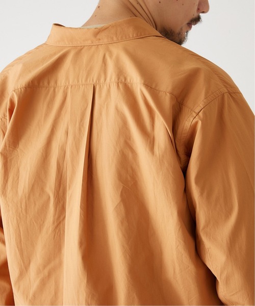 417 EDIFICE（フォーワンセブンエディフィス）の「【ESSENTIAL / エッセンシャル】 レギュラーシャツ（シャツ/ブラウス・メンズ・ライトブラウン/ベージュ/ブルー/サックスブルー・SMALL/MEDIUM/LARGE/X-LARGE）」の15枚目の写真