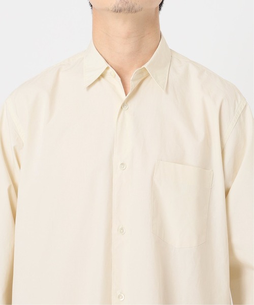 417 EDIFICE（フォーワンセブンエディフィス）の「【ESSENTIAL / エッセンシャル】 レギュラーシャツ（シャツ/ブラウス・メンズ・ライトブラウン/ベージュ/ブルー/サックスブルー・SMALL/MEDIUM/LARGE/X-LARGE）」の13枚目の写真