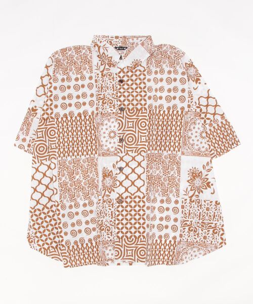 チャイハネ（チャイハネ）の「【チャイハネ】タイルノMEN'Sシャツ（シャツ/ブラウス・メンズ・ベージュ/ネイビー/グリーン・FREE）」の18枚目の写真