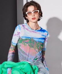MAISON SPECIAL | ランドスケーププリントトップ【MAISON SPECIAL/メゾンスペシャル】(Tシャツ/カットソー)