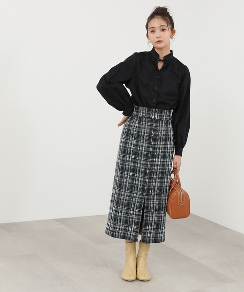 N.(N. Natural Beauty Basic)(エヌエヌナチュラルビューティーベーシック)の「◆オブリークトゥショートブーツ(ブーツ・レディース・ブラック/ベージュ/カーキ・MEDIUM/LARGE)」の14枚目の写真