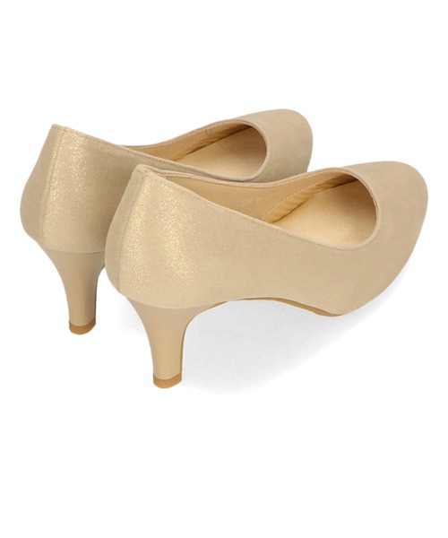 ORiental TRaffic(オリエンタルトラフィック)の「跳べるパンプス ラウンドトゥヒール R-3209(パンプス・レディース・ネイビー/ゴールド/ブラック・41/35/39/37/38/42/36/34/40/43/33)」の5枚目の写真