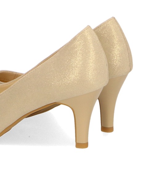 ORiental TRaffic(オリエンタルトラフィック)の「跳べるパンプス ラウンドトゥヒール R-3209(パンプス・レディース・ネイビー/ゴールド/ブラック・41/35/39/37/38/42/36/34/40/43/33)」の8枚目の写真