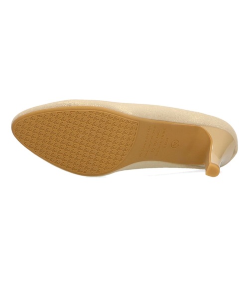 ORiental TRaffic(オリエンタルトラフィック)の「跳べるパンプス ラウンドトゥヒール R-3209(パンプス・レディース・ネイビー/ゴールド/ブラック・41/35/39/37/38/42/36/34/40/43/33)」の9枚目の写真