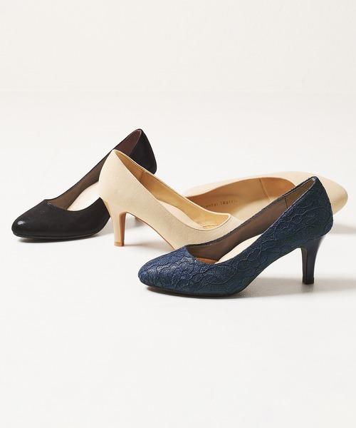 ORiental TRaffic(オリエンタルトラフィック)の「跳べるパンプス ラウンドトゥヒール R-3209(パンプス・レディース・ネイビー/ゴールド/ブラック・41/35/39/37/38/42/36/34/40/43/33)」の19枚目の写真