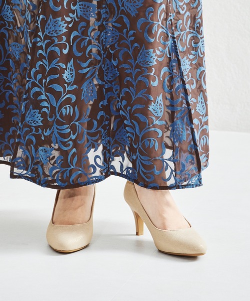 ORiental TRaffic(オリエンタルトラフィック)の「跳べるパンプス ラウンドトゥヒール R-3209(パンプス・レディース・ネイビー/ゴールド/ブラック・41/35/39/37/38/42/36/34/40/43/33)」の17枚目の写真