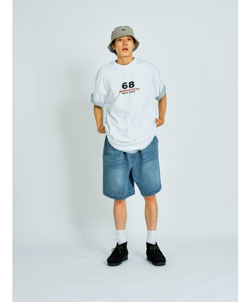 68&brothers(シックスティエイトアンドブラザーズ)の「68&BROTHERS シックスティーエイトアンドブラザーズ / Print Tee "1st LOGO"(Tシャツ/カットソー・メンズ・ホワイト/ブラック/オフホワイト/ヘザーグレー・MEDIUM/X-LARGE/LARGE/XX-LARGE)」の6枚目の写真