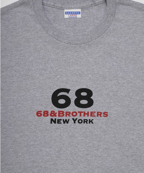 68&brothers(シックスティエイトアンドブラザーズ)の「68&BROTHERS シックスティーエイトアンドブラザーズ / Print Tee "1st LOGO"(Tシャツ/カットソー・メンズ・ホワイト/ブラック/オフホワイト/ヘザーグレー・MEDIUM/X-LARGE/LARGE/XX-LARGE)」の21枚目の写真