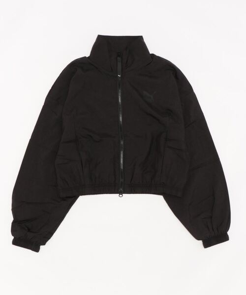 2327 プーマ メンズ 裏フリース ナイロンジャージ トップス 黒 M はじまり 