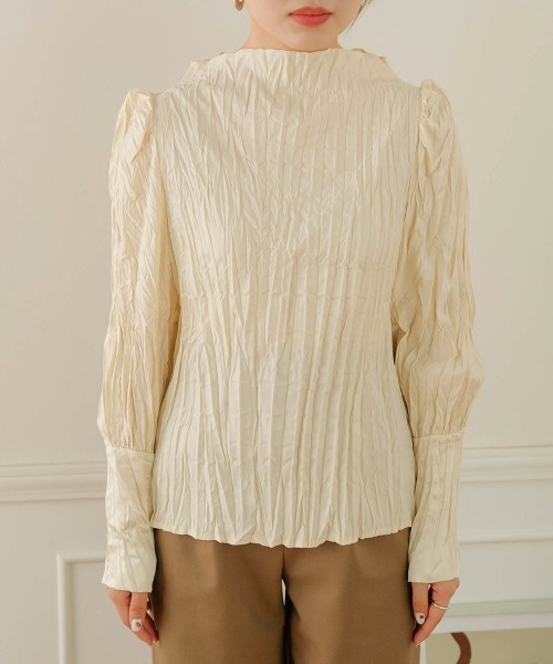Bab（バブ）の「【Bab×KANAMI】Washer Blouse（シャツ/ブラウス・レディース・チャコールグレー/ピンク/アイボリー/モカ・38）」の10枚目の写真