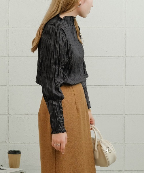 Bab（バブ）の「【Bab×KANAMI】Washer Blouse（シャツ/ブラウス・レディース・チャコールグレー/ピンク/アイボリー/モカ・38）」の19枚目の写真