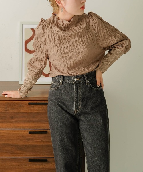 Bab（バブ）の「【Bab×KANAMI】Washer Blouse（シャツ/ブラウス・レディース・チャコールグレー/ピンク/アイボリー/モカ・38）」の20枚目の写真
