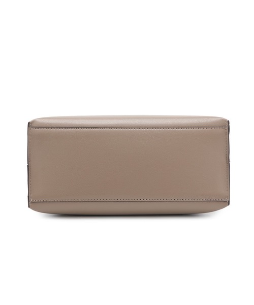 MERCURYDUO（マーキュリーデュオ）の「【MERCURYDUO/マーキュリーデュオ】軽量　両アオリポケット付き　ハンドバッグ（ハンドバッグ・レディース・ブラック/アイボリー/ベージュ系その他・FREE）」の6枚目の写真