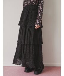 merry jenny | checkシアーテイアードスカート(スカート)