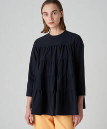 BALLSEY | ストレッチタフタ ティアードブラウス(シャツ/ブラウス)