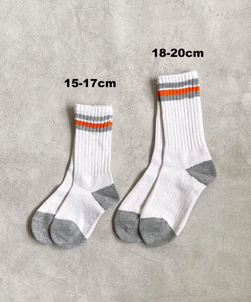 MARKEY'S（マーキーズ）の「3Pセット/クルー杢ラインソックス(15-17cm/18-20cm)（ソックス/靴下・キッズ・マルチ・18-20cm/15-17cm）」の6枚目の写真