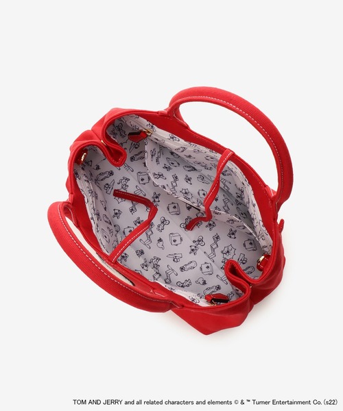Samantha Thavasa（サマンサタバサ）の「「トムとジェリー」コレクション トートバッグ 小サイズ（トートバッグ・レディース・レッド/イエロー/グリーン・FREE）」の12枚目の写真