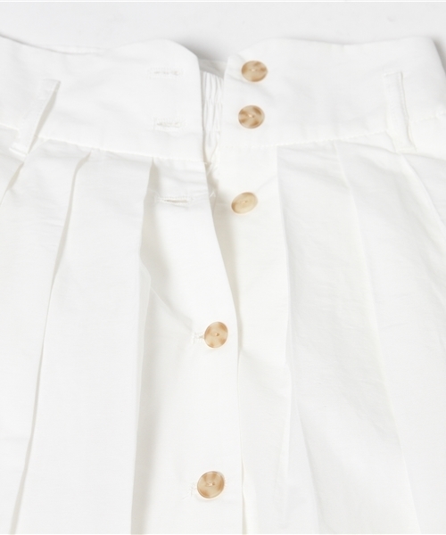 DISCOAT（ディスコート）の「【Discoat】前釦ミモレ丈スカート（スカート・レディース・ホワイト/ネイビー・MEDIUM/LARGE）」の12枚目の写真