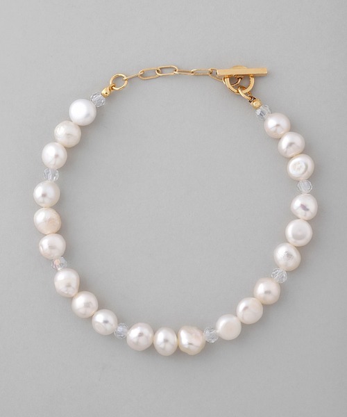 ANEMONE（アネモネ）の「淡水パールマンテルブレスレット（ブレスレット・レディース・クリア/ゴールド・FREE）」の5枚目の写真