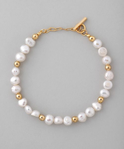 ANEMONE（アネモネ）の「淡水パールマンテルブレスレット（ブレスレット・レディース・クリア/ゴールド・FREE）」の3枚目の写真