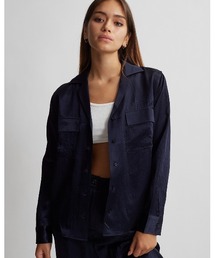 Lomedico Crinkled Satin LS Shirt