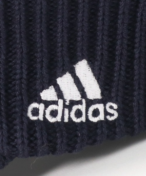 adidas(アディダス)の「アディダス つば付きニット帽 ONSPOTZ別注(ニットキャップ/ビーニー・メンズ・ネイビー/ブラック/グレー・FREE)」の15枚目の写真