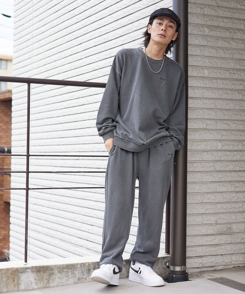 PBLIM（ページボーイリム）の「PAGEBOYLIM/オーバーダイクルースウェット（スウェット・レディース・チャコールグレー/ライトブルー/ブラウン・FREE）」の10枚目の写真