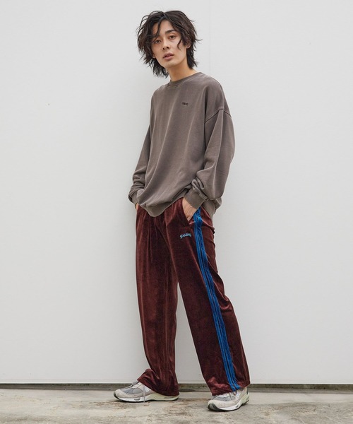 PBLIM（ページボーイリム）の「PAGEBOYLIM/オーバーダイクルースウェット（スウェット・レディース・チャコールグレー/ライトブルー/ブラウン・FREE）」の12枚目の写真