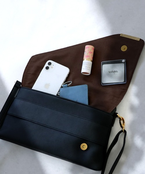 antiqua（アンティカ）の「2wayクラッチバッグ（クラッチバッグ・レディース・ブラック・FREE）」の12枚目の写真