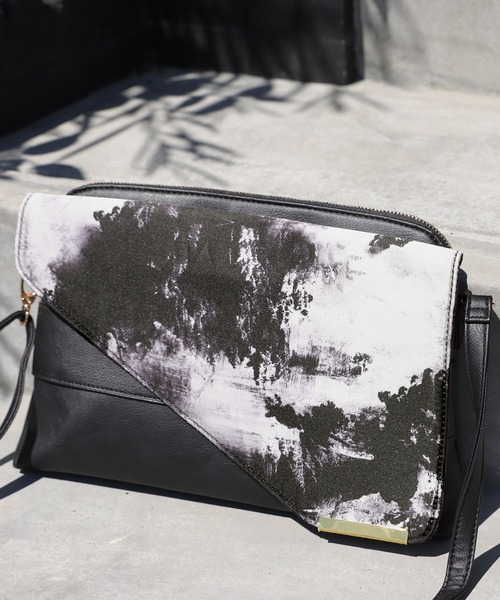 antiqua（アンティカ）の「2wayクラッチバッグ（クラッチバッグ・レディース・ブラック・FREE）」の4枚目の写真