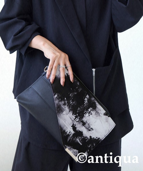 antiqua（アンティカ）の「2wayクラッチバッグ（クラッチバッグ・レディース・ブラック・FREE）」の14枚目の写真