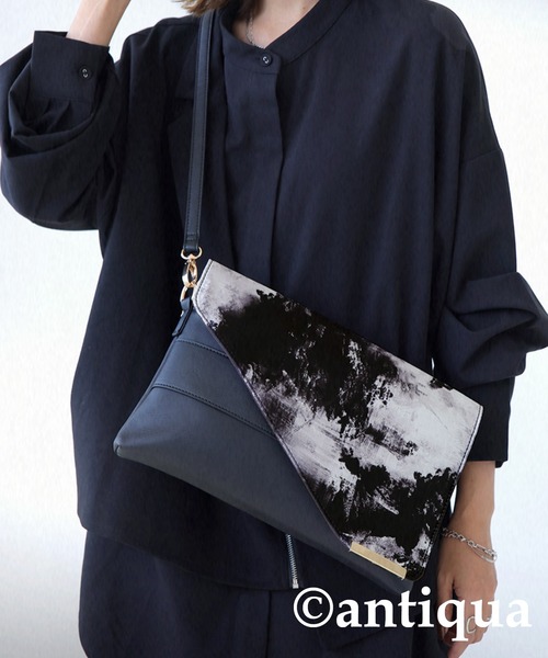 antiqua（アンティカ）の「2wayクラッチバッグ（クラッチバッグ・レディース・ブラック・FREE）」の15枚目の写真
