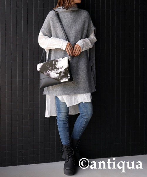 antiqua（アンティカ）の「2wayクラッチバッグ（クラッチバッグ・レディース・ブラック・FREE）」の3枚目の写真