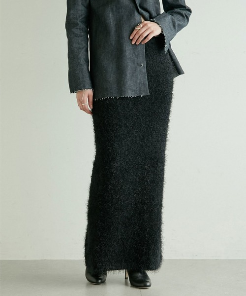 コラージュ ガリャルダガランテ　ニットフリンジスカート COLLAGE GALLARDAGALANTE スカート ニットフリンジスカート