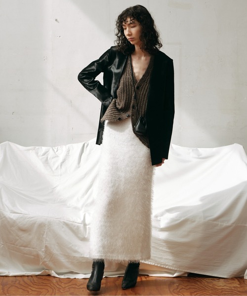 GALLARDAGALANTEガリャルダガランテ大草直子フリンジスカート GALLARDAGALANTE（ガリャルダガランテ）の「フリンジニットスカート