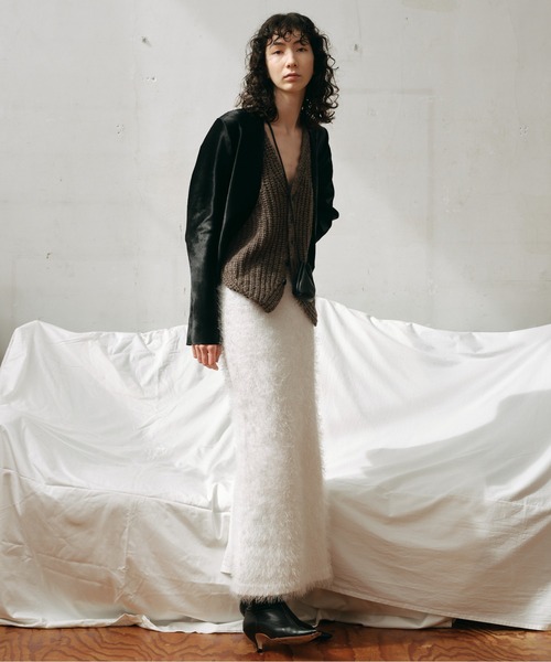 GALLARDAGALANTE（ガリャルダガランテ）の「フリンジニットスカート