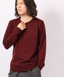 Relation カシミヤタッチクルーネックニット
