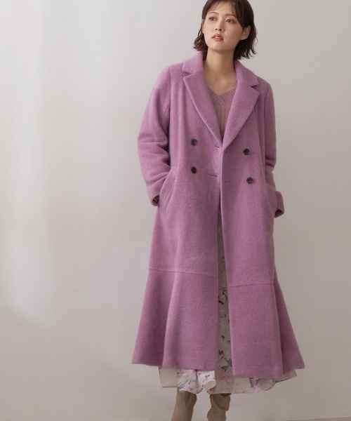 JILL by JILL STUART（ジルバイジルスチュアート）の「マーメイドコート（チェスターコート・レディース・グレー系その他/ピンク系その他・X-SMALL/SMALL/MEDIUM）」の9枚目の写真