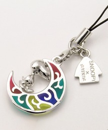 SAINTS（セインツ）の「『SAINTS×SNOOPY』ステンドクラス　ムーンスヌーピーストラップスヌーピーコラボアイテム（キーホルダー）」