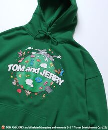 Tom＆Jerry（トムアンドジェリー）の「【SEQUENZ】TOM&JERRY SLAPSTICK PARKA / トムとジェリー フロントプリント ストリート パーカー（パーカー・メンズ）」
