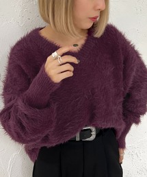 apres jour mignon | シャギーニットプルオーバー【ZOZOTOWN限定アイテム】(ニット/セーター)